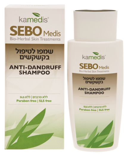 שמפו סבו מדיס לטיפול בקשקשים ועור רגיש. קמדיס.