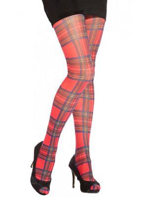 PamelaMannPrintedTartanTights