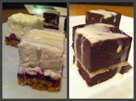 שני הקינוחים השונים. מומלץ!