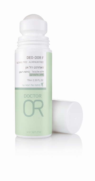 דיאודורנט של דוקטור עור ללא אלומיניום מחיר 50.90 צילום מוטי פישביין