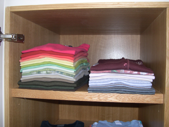 מדף טישרטים לתפארת