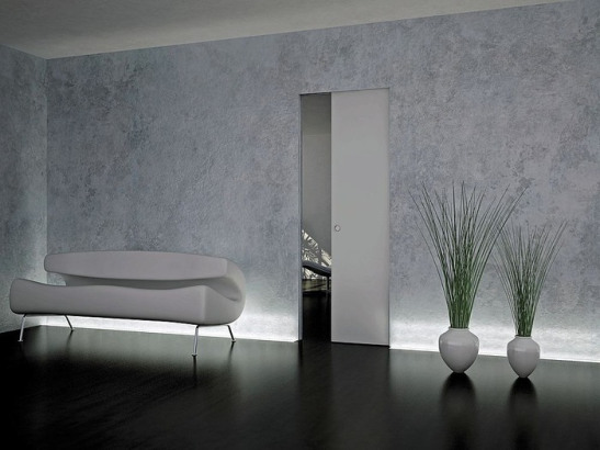 דלת הזזה כחלק מעיצוב הפנים