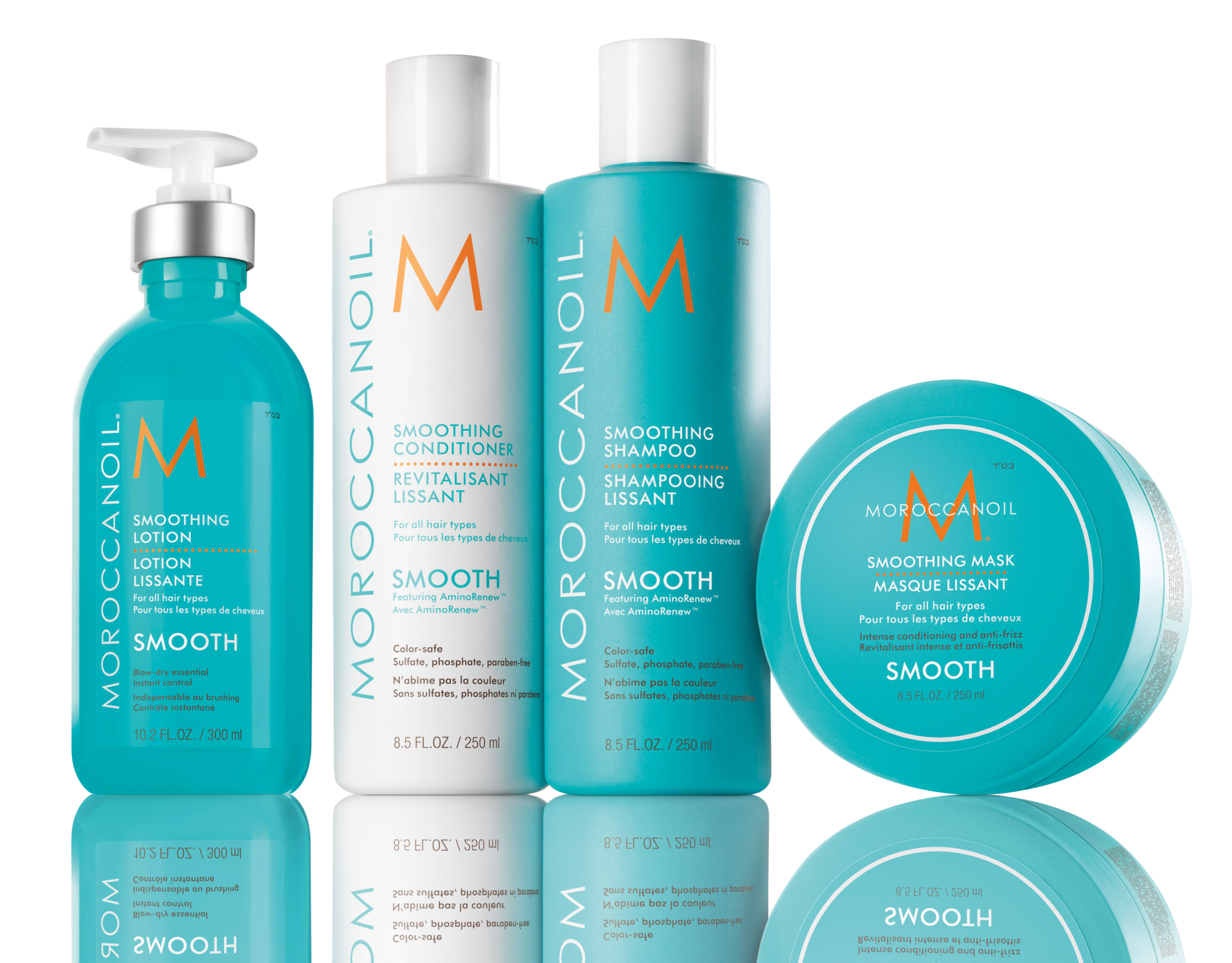 MOROCCANOIL סדרת הסמוטינג שמפו 120שח מרכך 130שח מסכה 195שח קרם 135שח ציל...