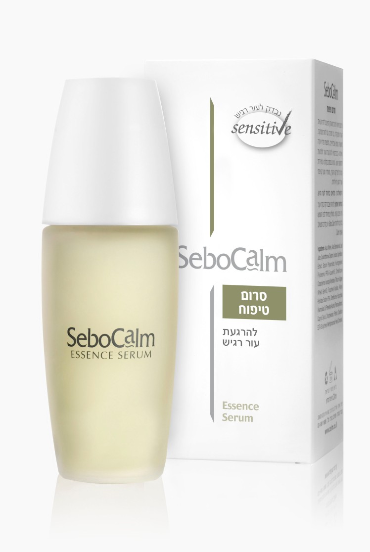 Sebocalm Essence Serum צילום מוטי פישביין מחיר 99 שקלים